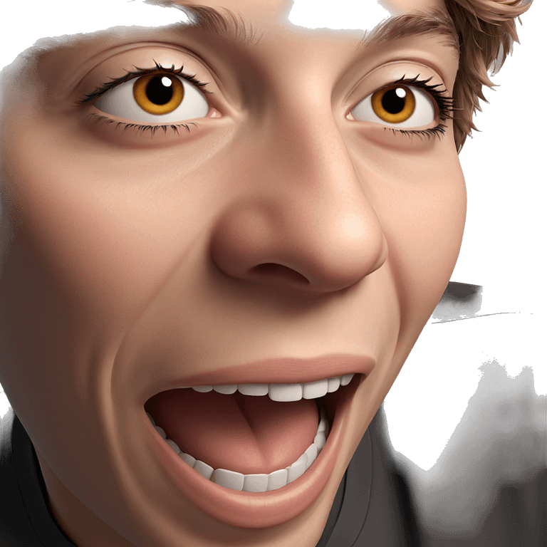 smiling boy portrait realism emoji