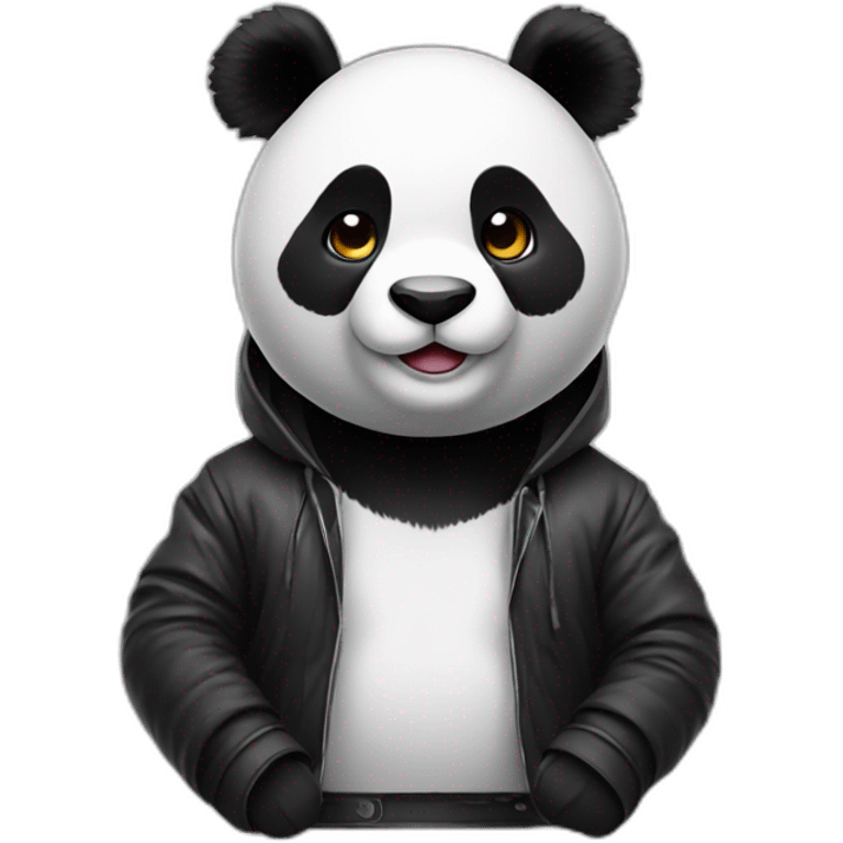 DJ panda emoji