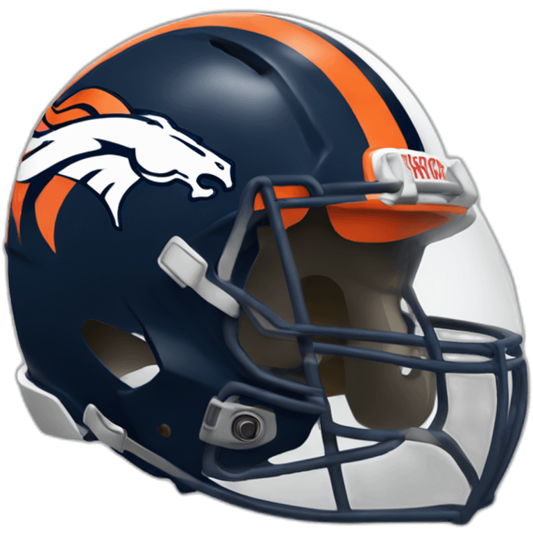 denver broncos space helmet emoji