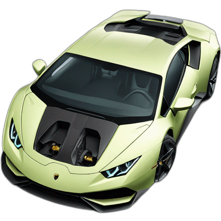 Lamborghini Huracan evo emoji