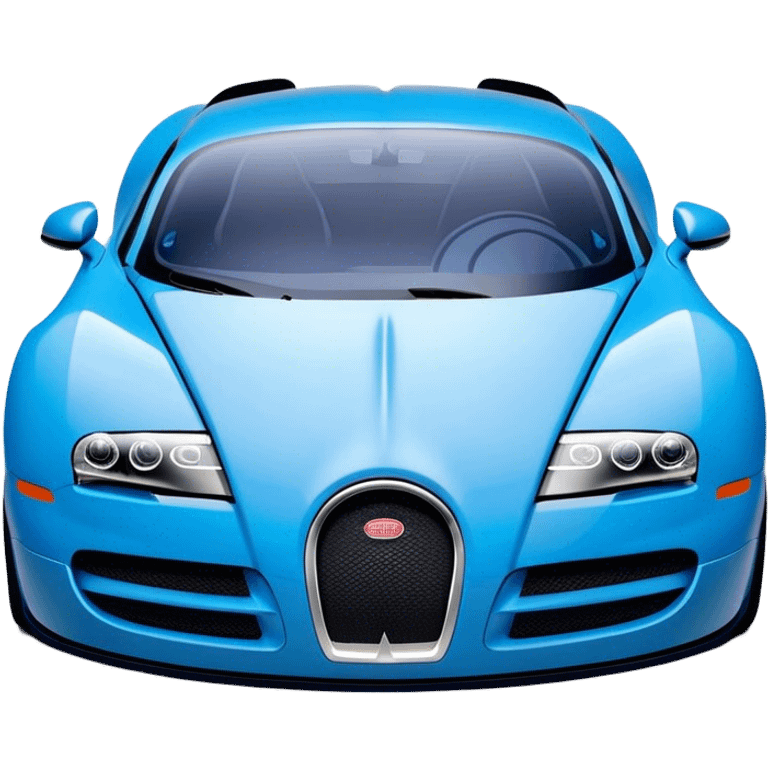 Bugatti Veyron - Bugatti (Model Year: 2020) (Iconic colour: Blue) emoji