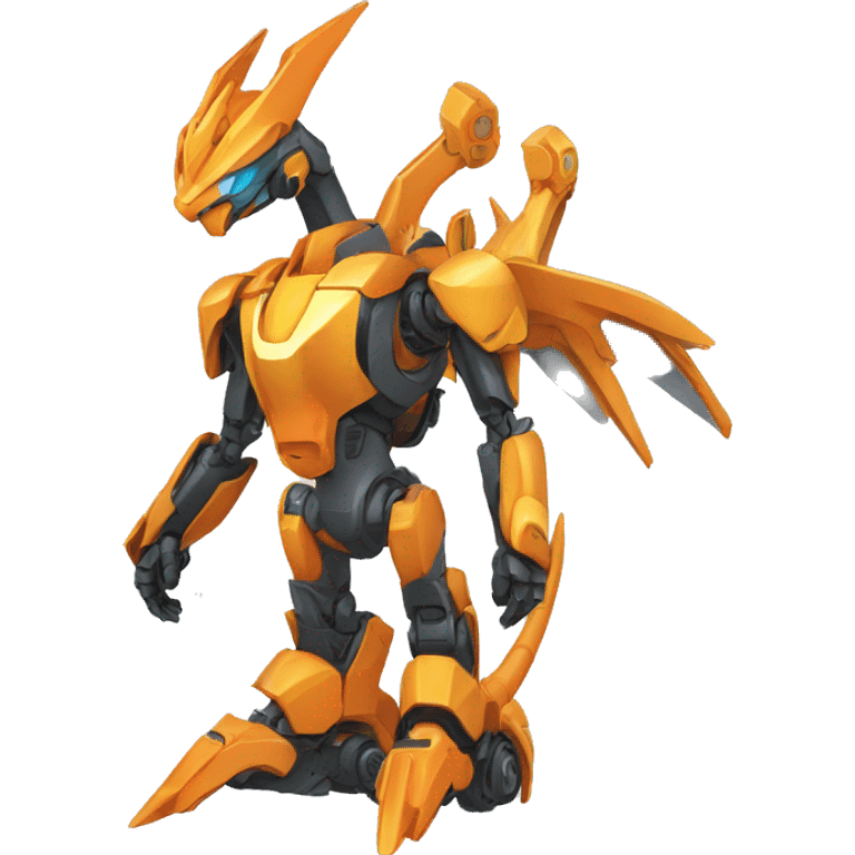 Futuristic Medabot-Charizard-Mecha emoji