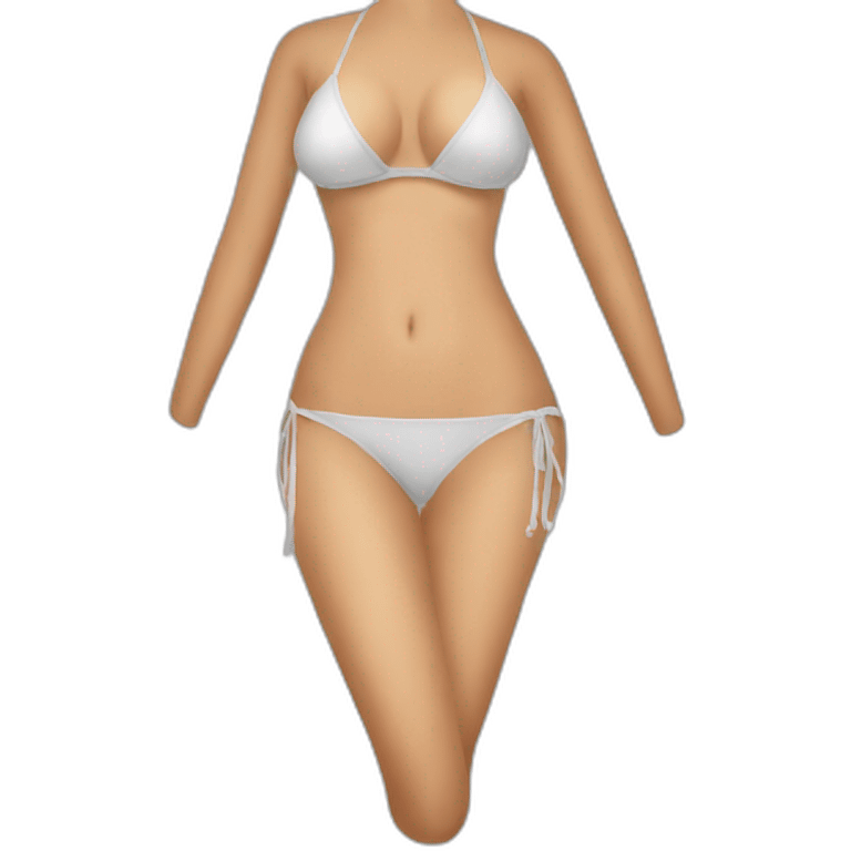 Transparent bikini emoji