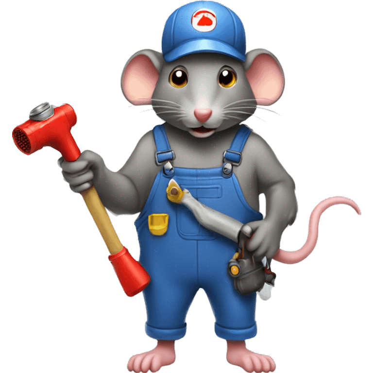 rat plumber heater emoji