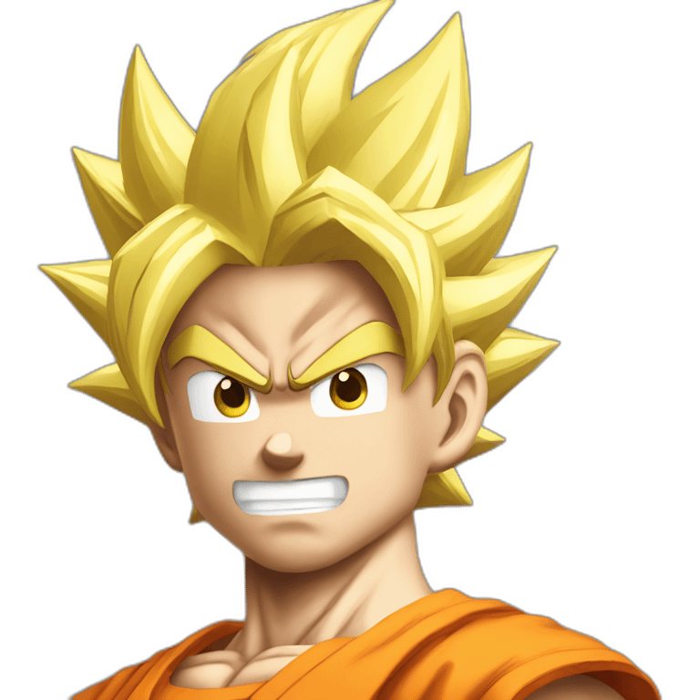 goku super sayan emoji