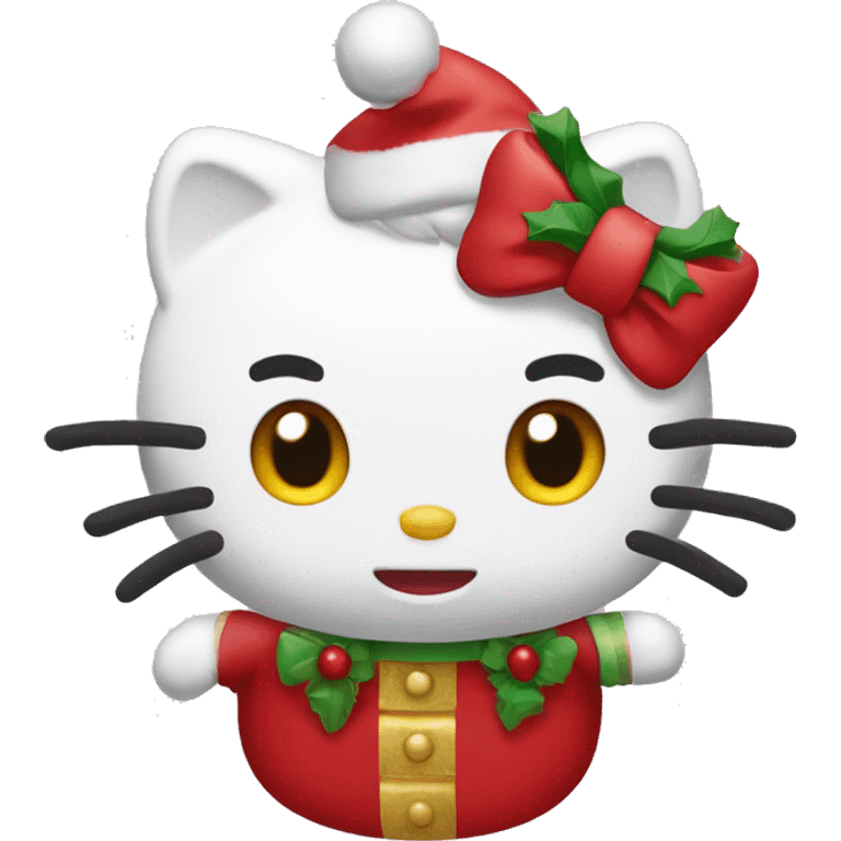 Hello kitty Christmas  emoji