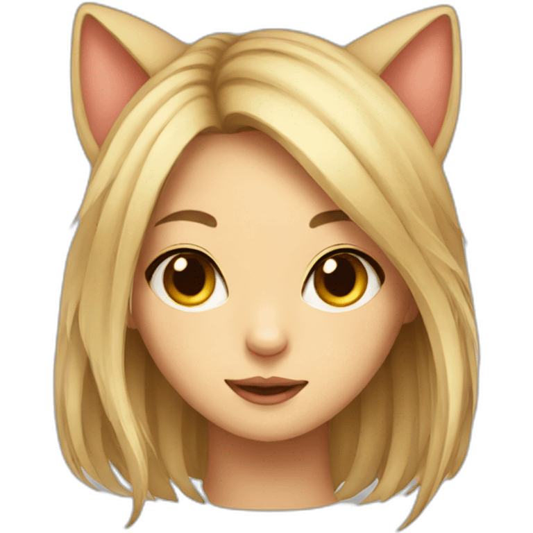 Girl cat emoji