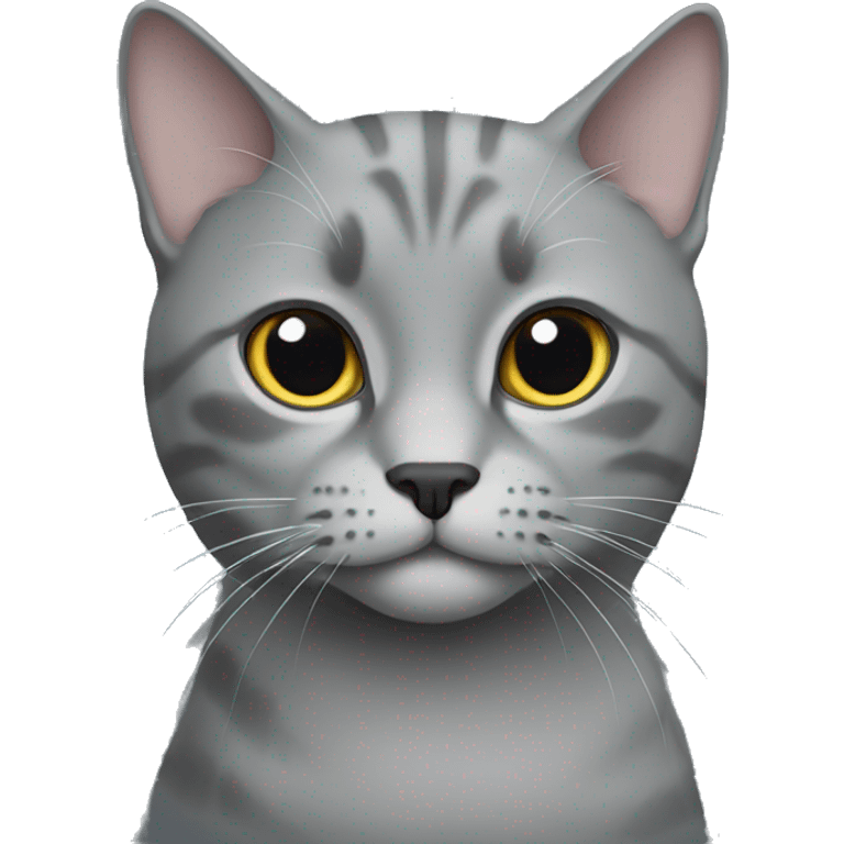 Grey Scotland cat emoji