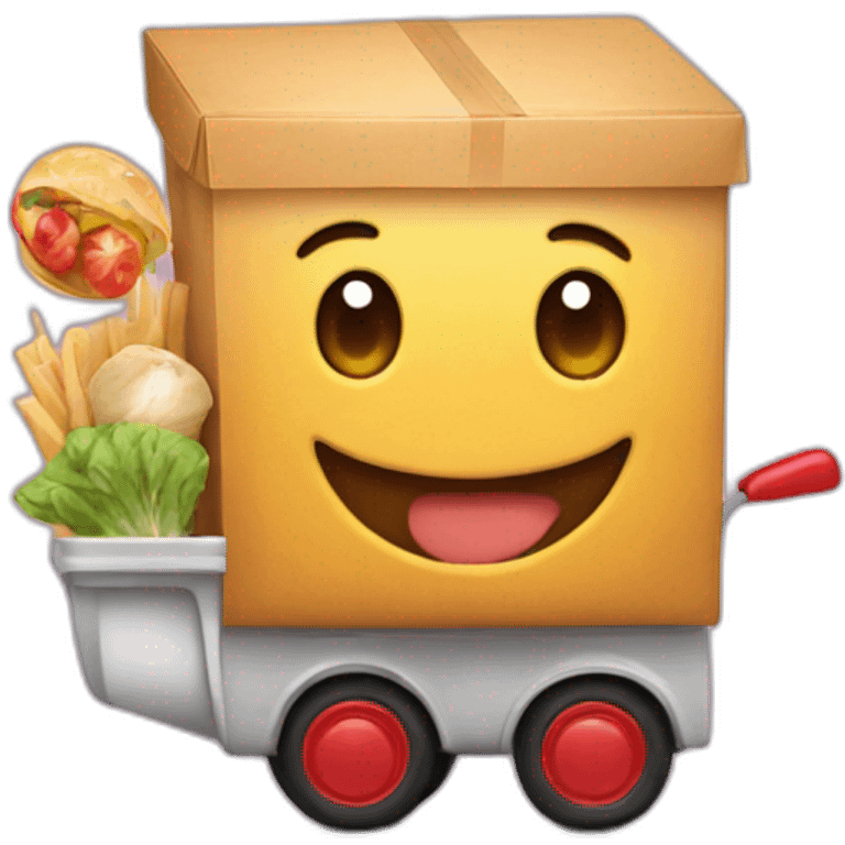 magic food-delivery emoji