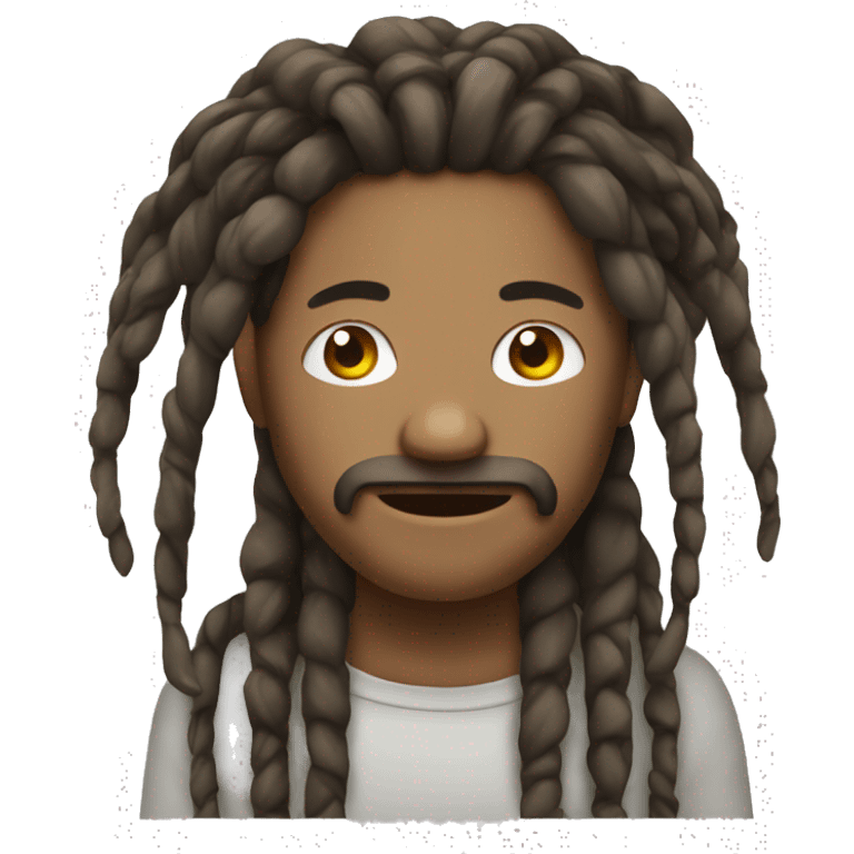 Nonchalant dreadhead emoji