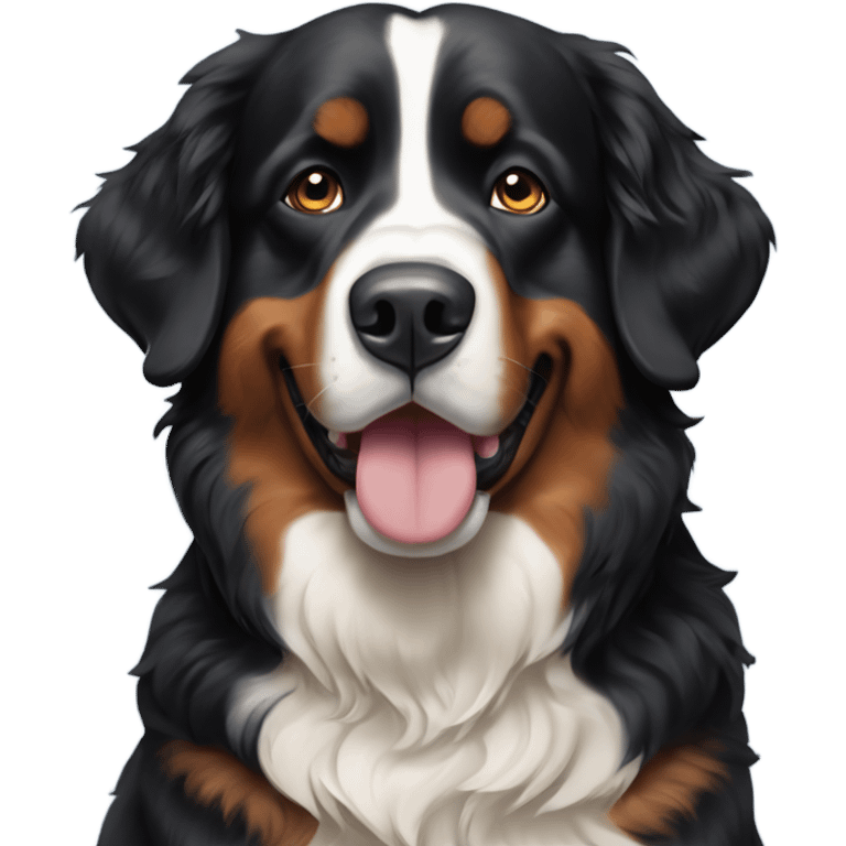 Bernese mountain dogs emoji