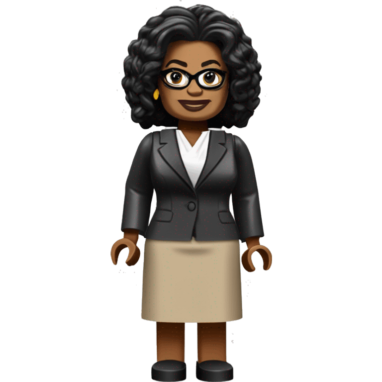 OPRAH WINFREY lego full body emoji