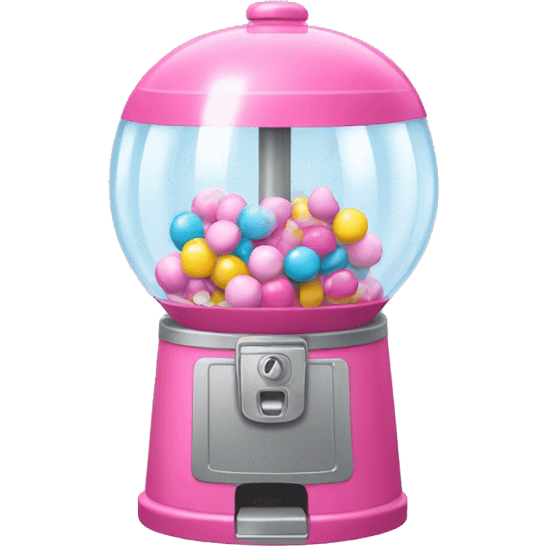 Bubble gum machine emoji