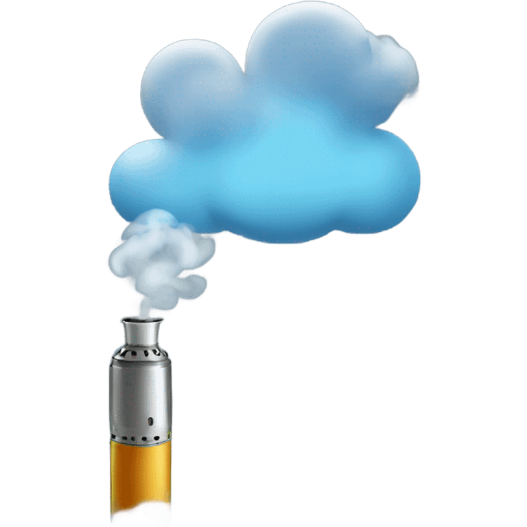 cloud smoking vape emoji