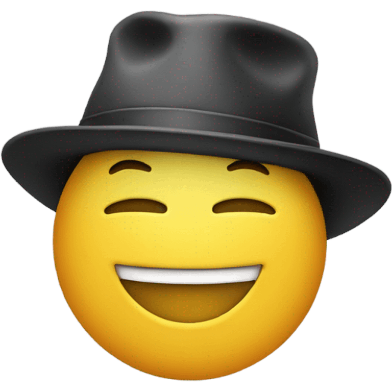 smile with hat emoji