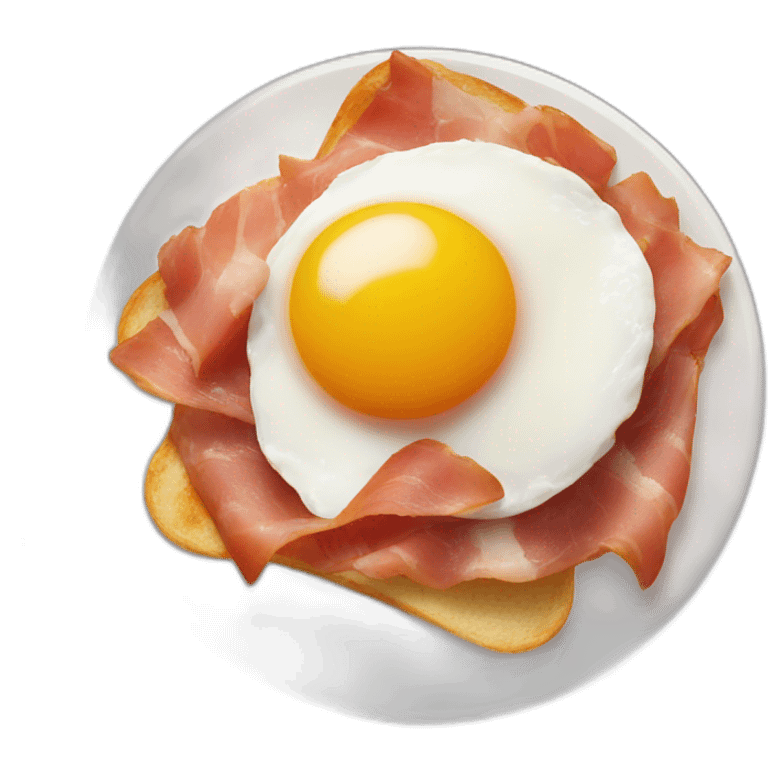 Huevos rotos con jamon emoji