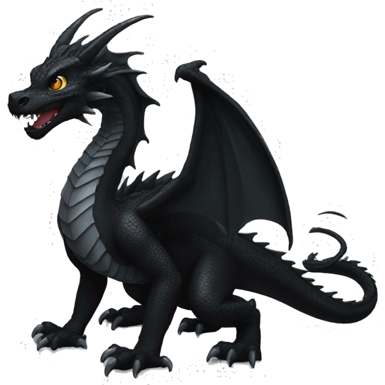 black dragon emoji