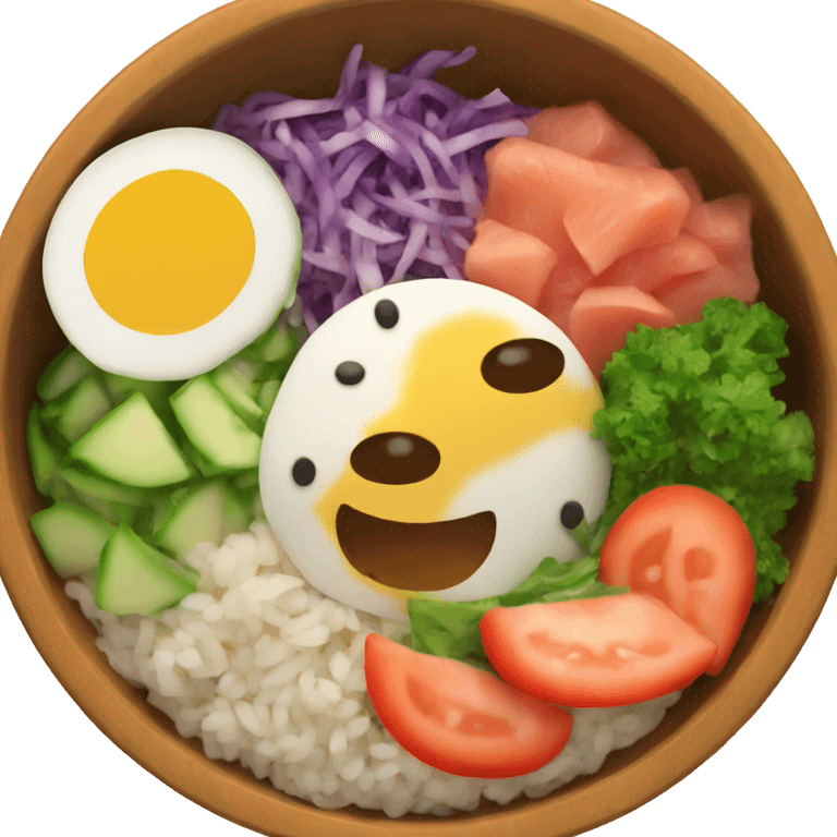 poke bowl emoji