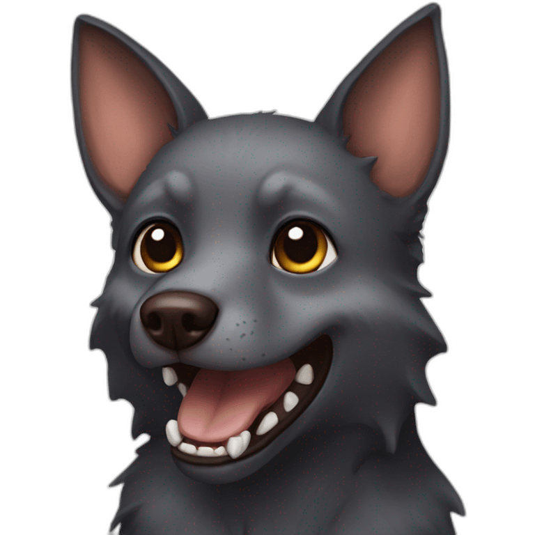 bat canine emoji