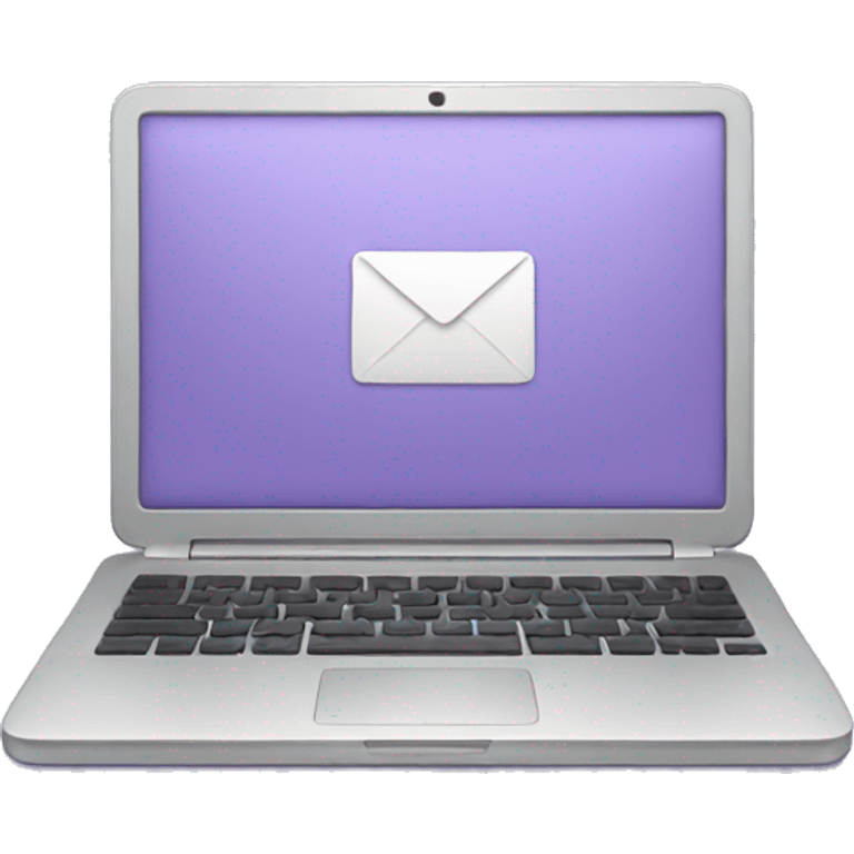 Light purple  laptop emoji