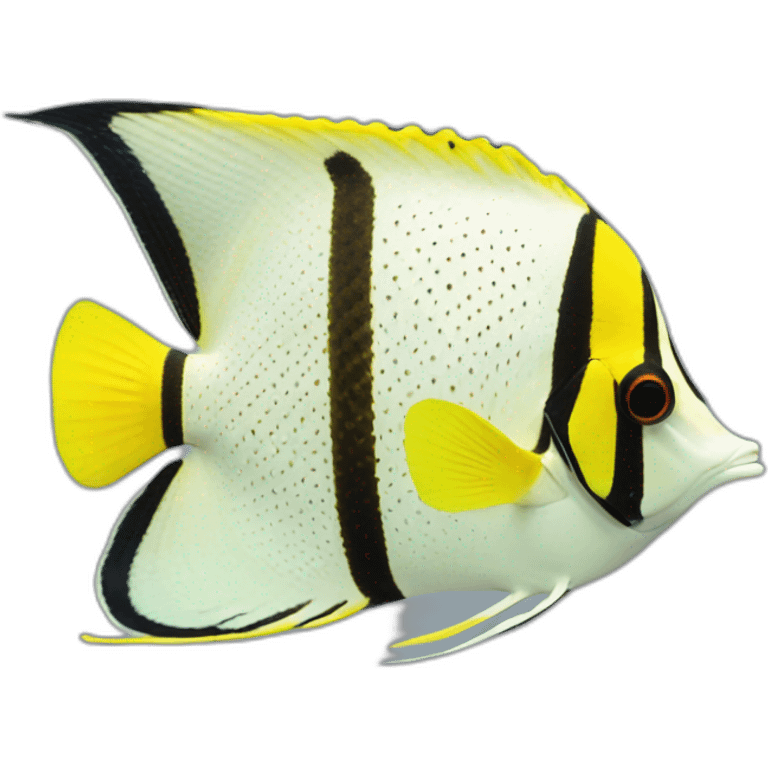 Blucheek butterflyfish emoji