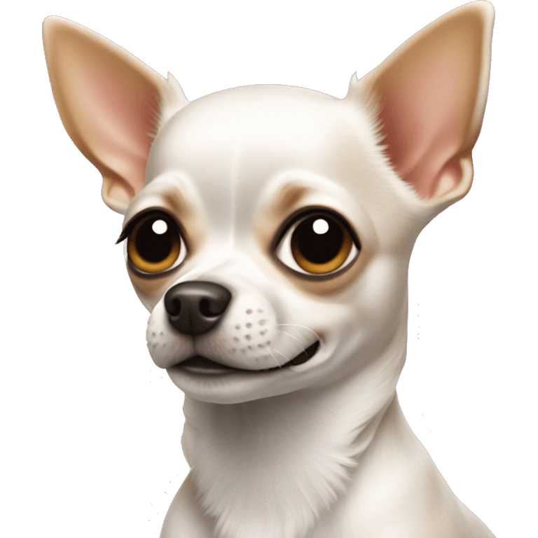 Pincher chihuahua dog white emoji