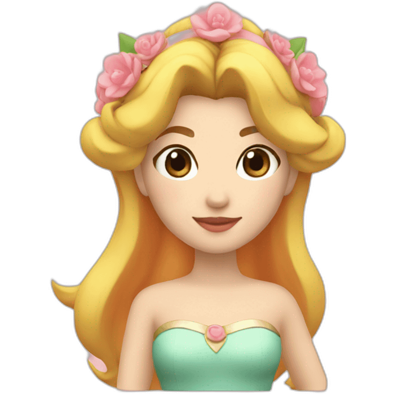 asian-princess-peach emoji