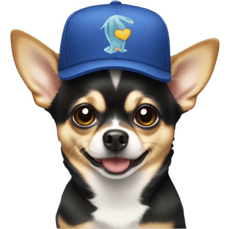 Chihuahua in Cristinas cap emoji