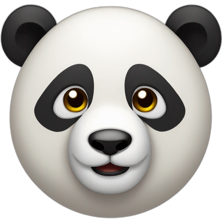 Panda sans yeux  emoji