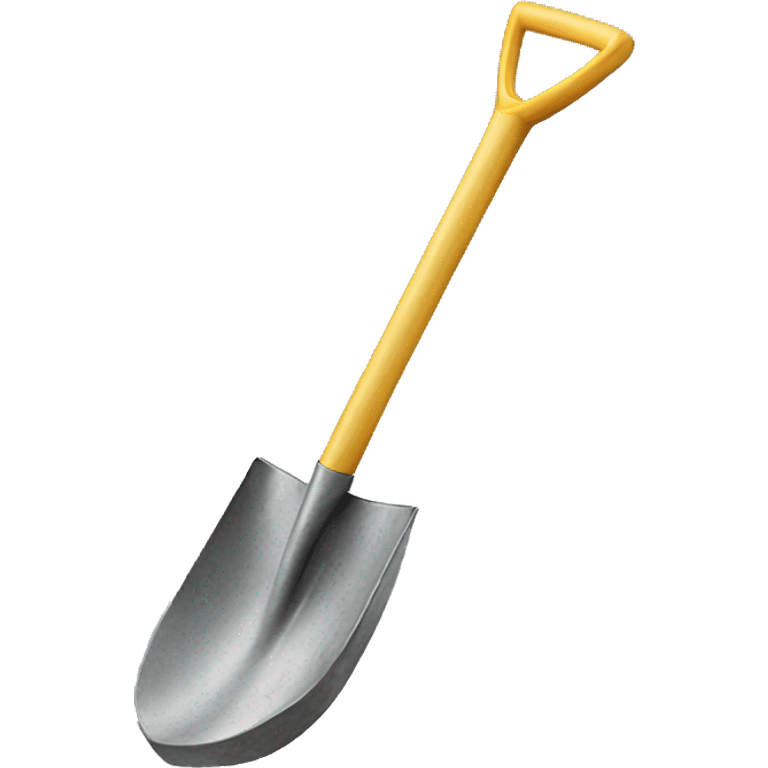 Cartoon Shovel with Smiley  emoji