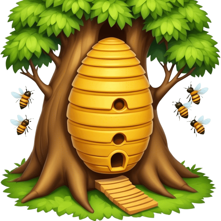 hive in tree emoji