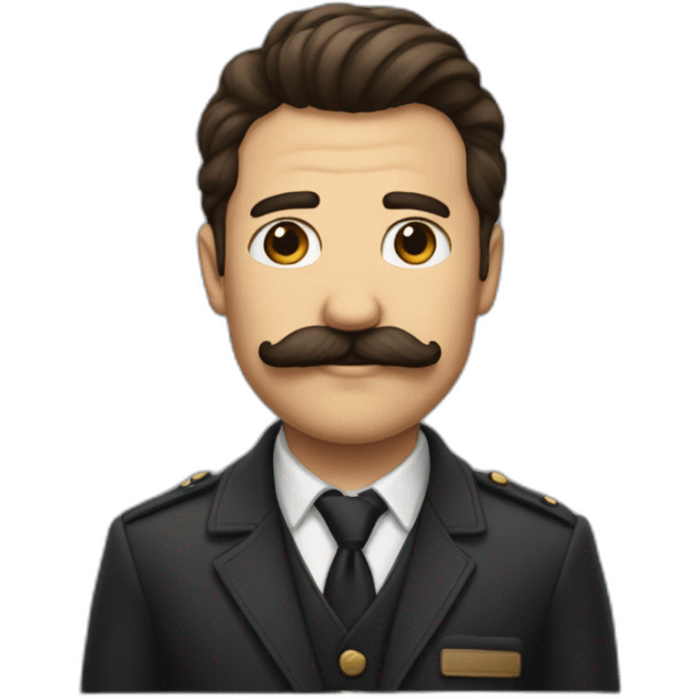 Moustaches brune emoji