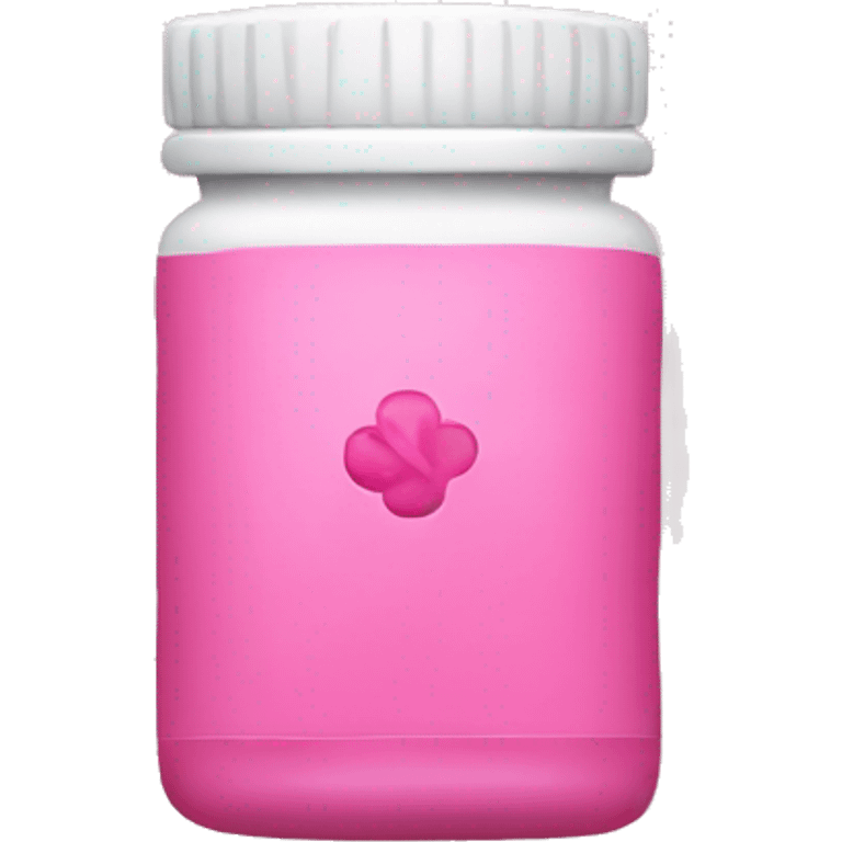 pink medicine tablet emoji