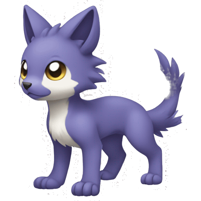 Cute cool animal hybrid Fakemon full body emoji