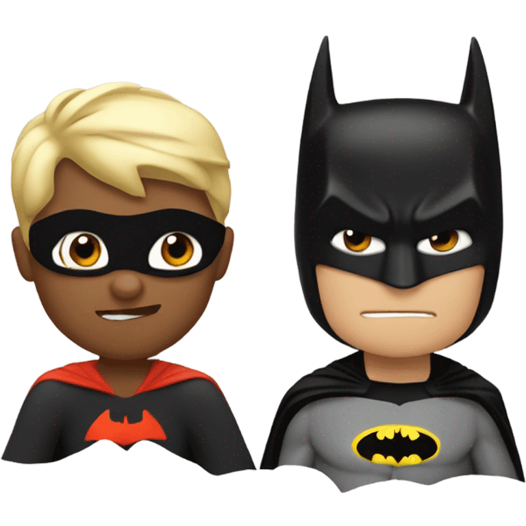 Robin y Batman  emoji