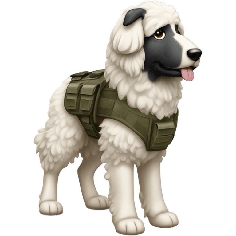 Sheepdog military emoji