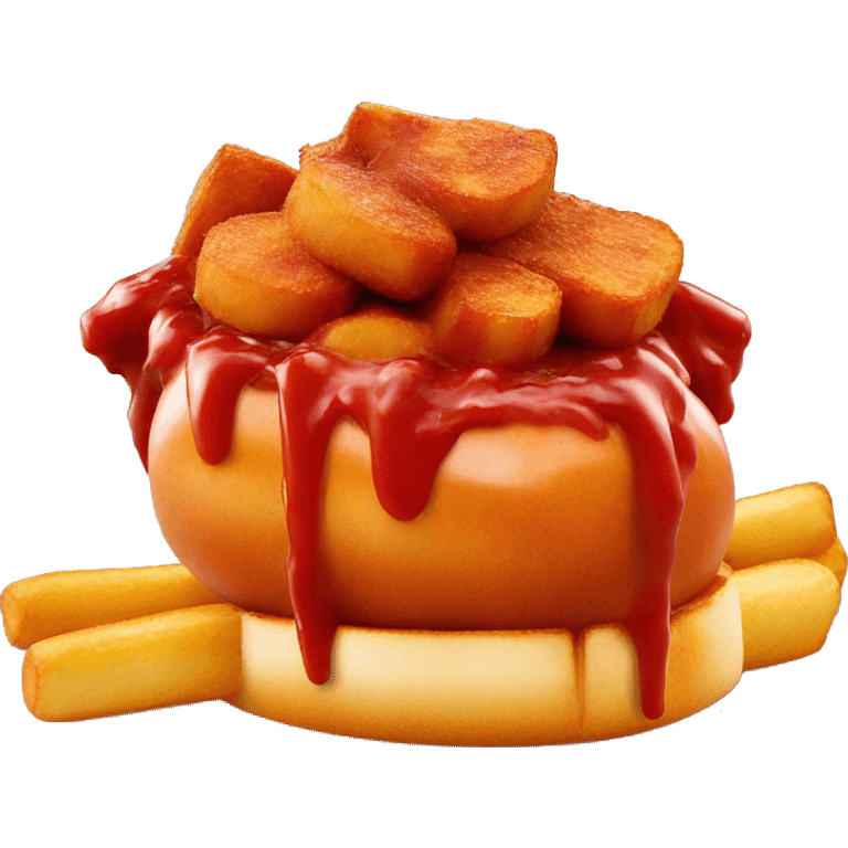 Currywurst mit pommes emoji