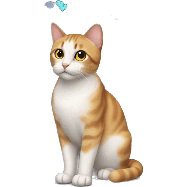 A cat with butterfly wings  emoji