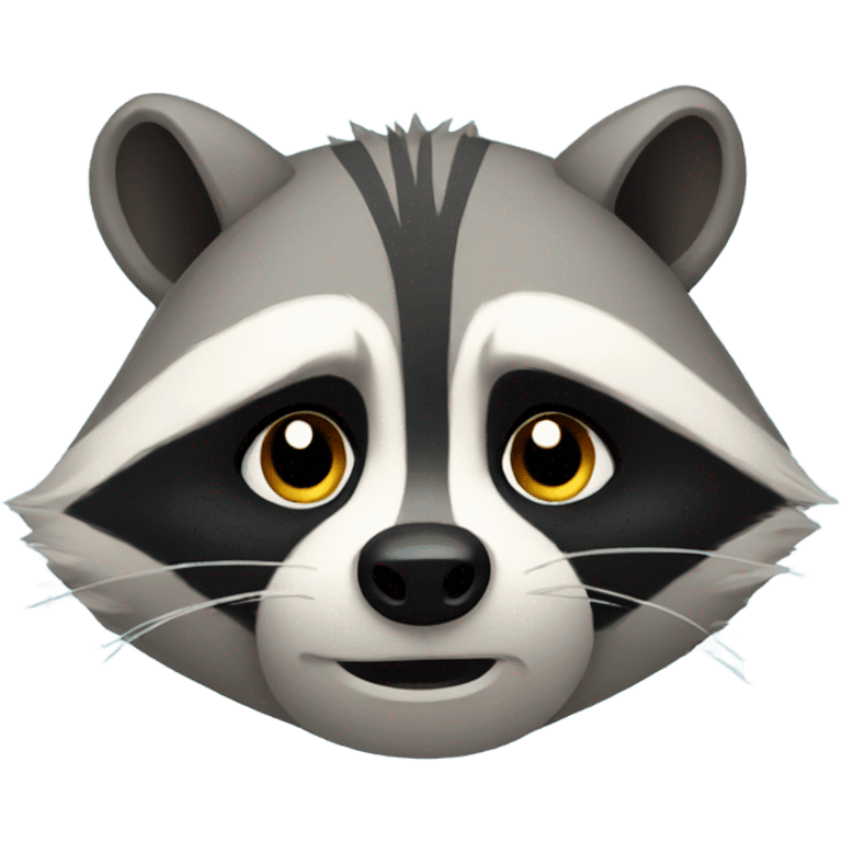 Sad raccoon emoji