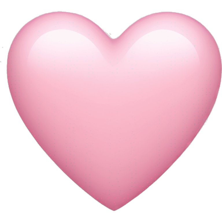 light pink heart  emoji