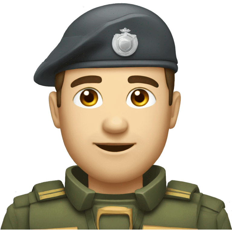 Garde à vous militaire  emoji