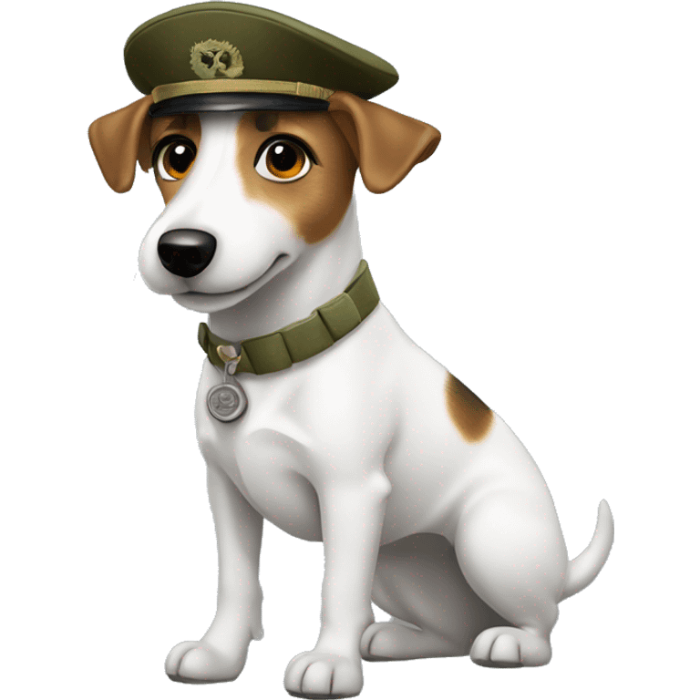 Czech millitary Jack Russel emoji