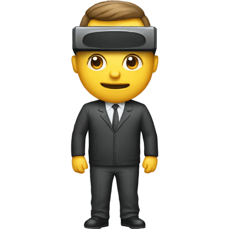 guy with tv head emoji