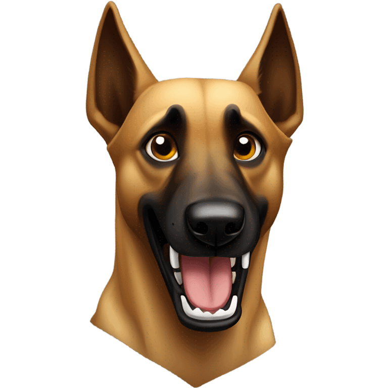 Evil malinois emoji