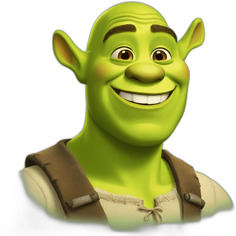 happy shrek emoji