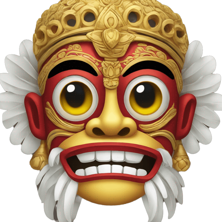 balinese barong mask emoji