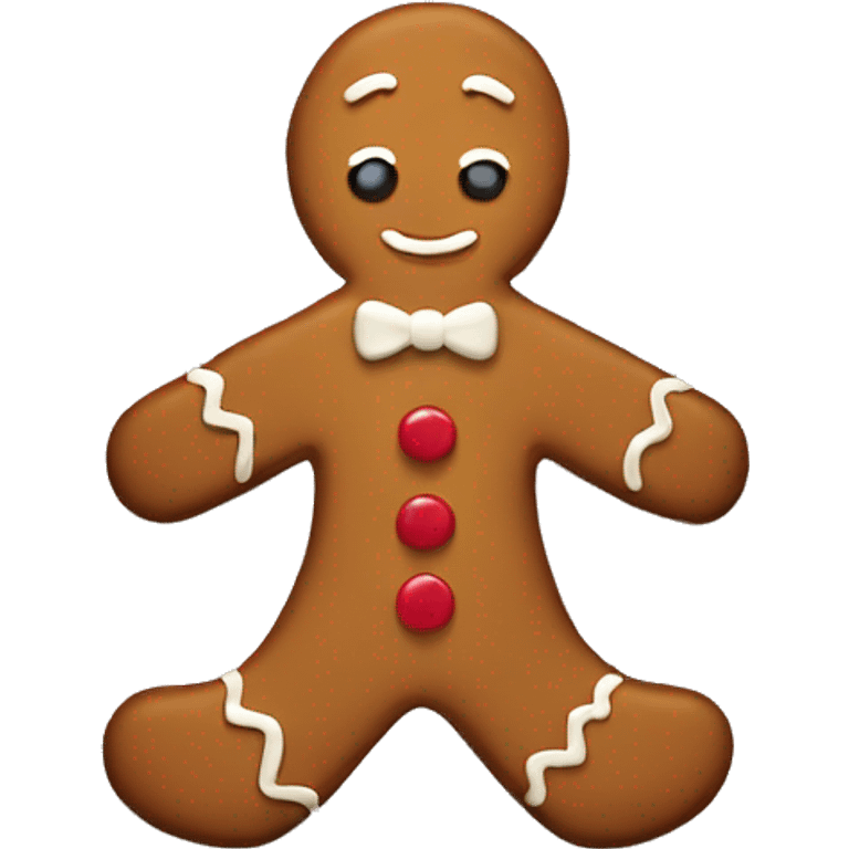 Gingerbread cookie emoji