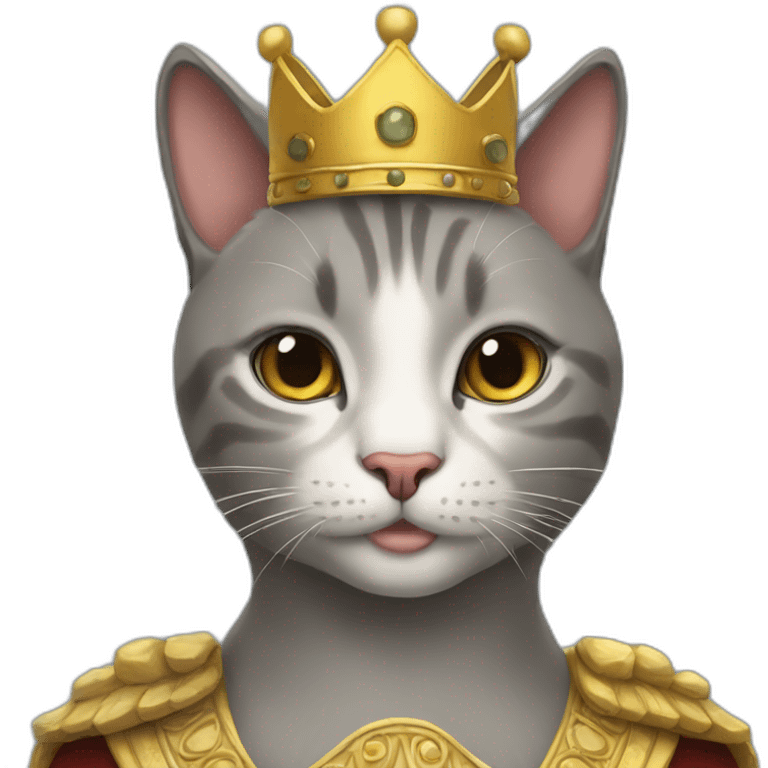 Cat femal king emoji