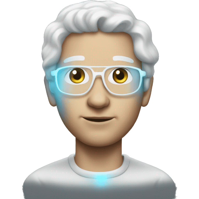 hologram white man emoji