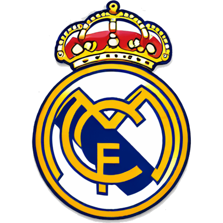 Real Madrid logo football club emoji